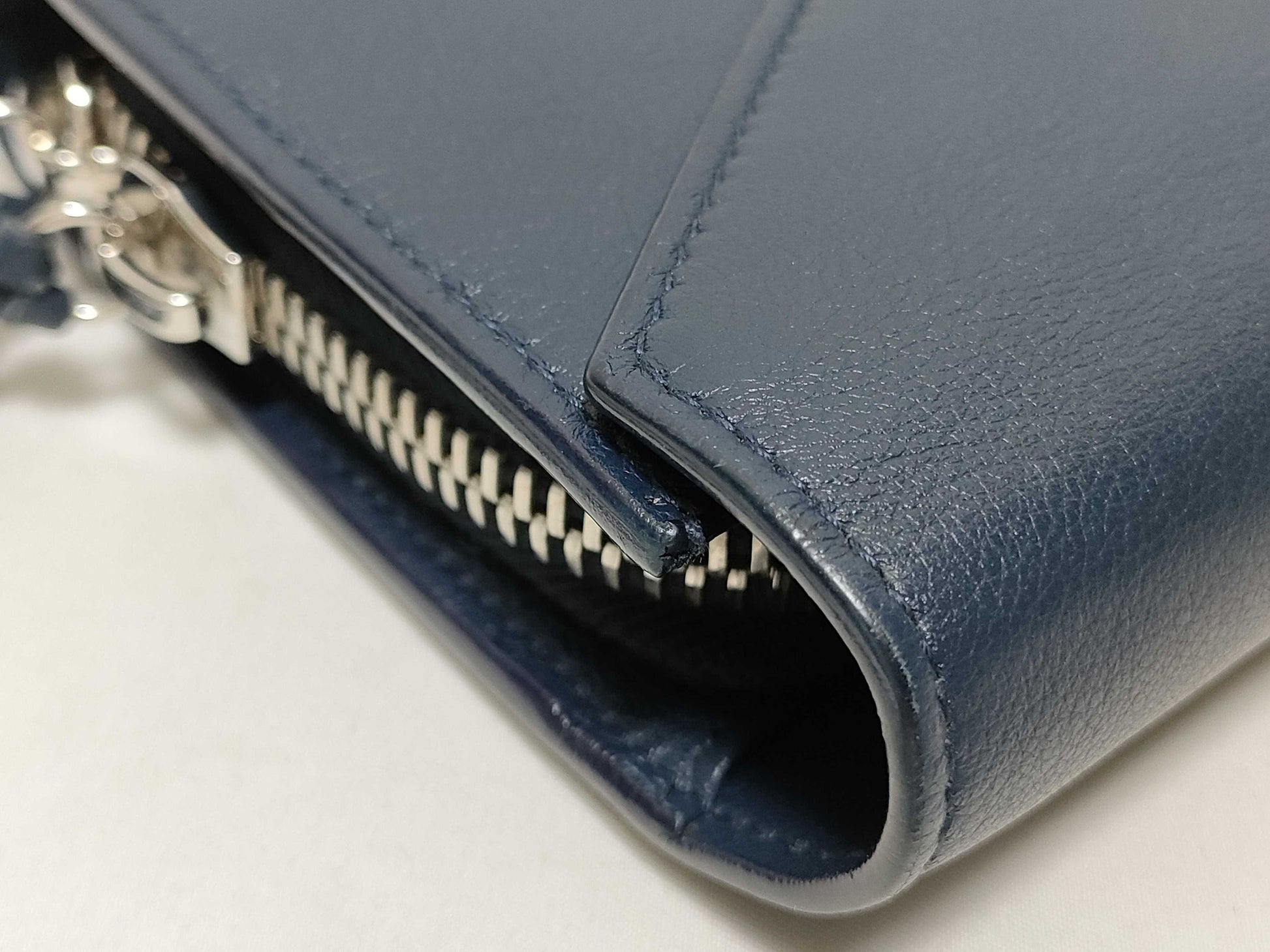 BALENCIAGA Paper Money Leather Bifold Long Wallet 371661