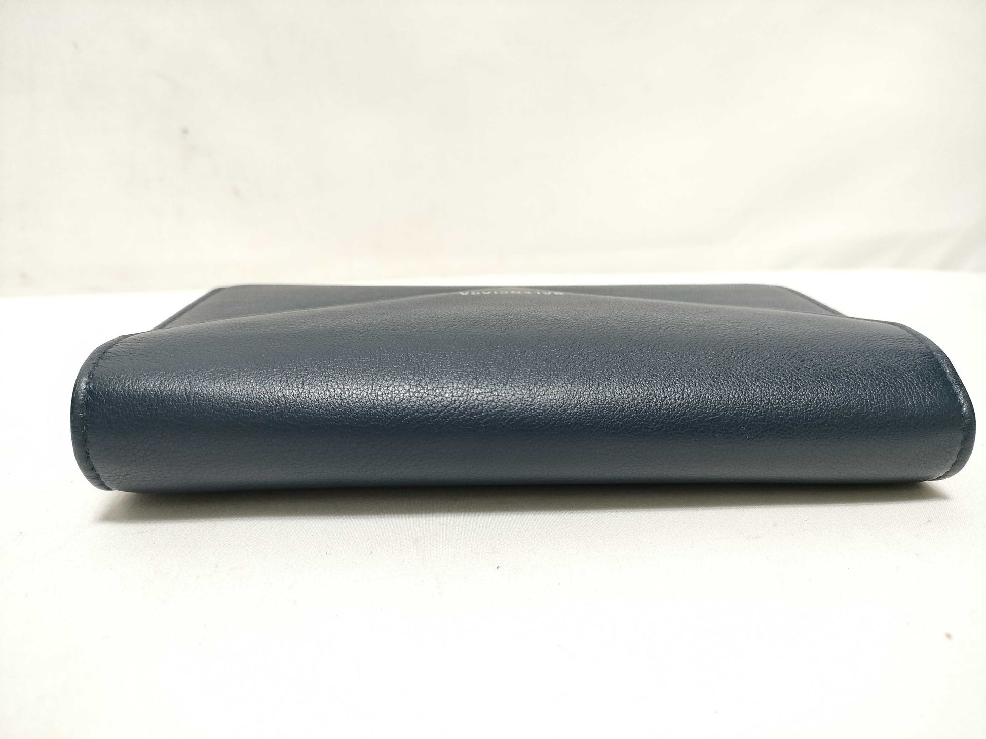 BALENCIAGA Paper Money Leather Bifold Long Wallet 371661