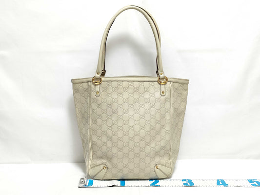 GUCCI Shima Ivory Tote Bag 161128