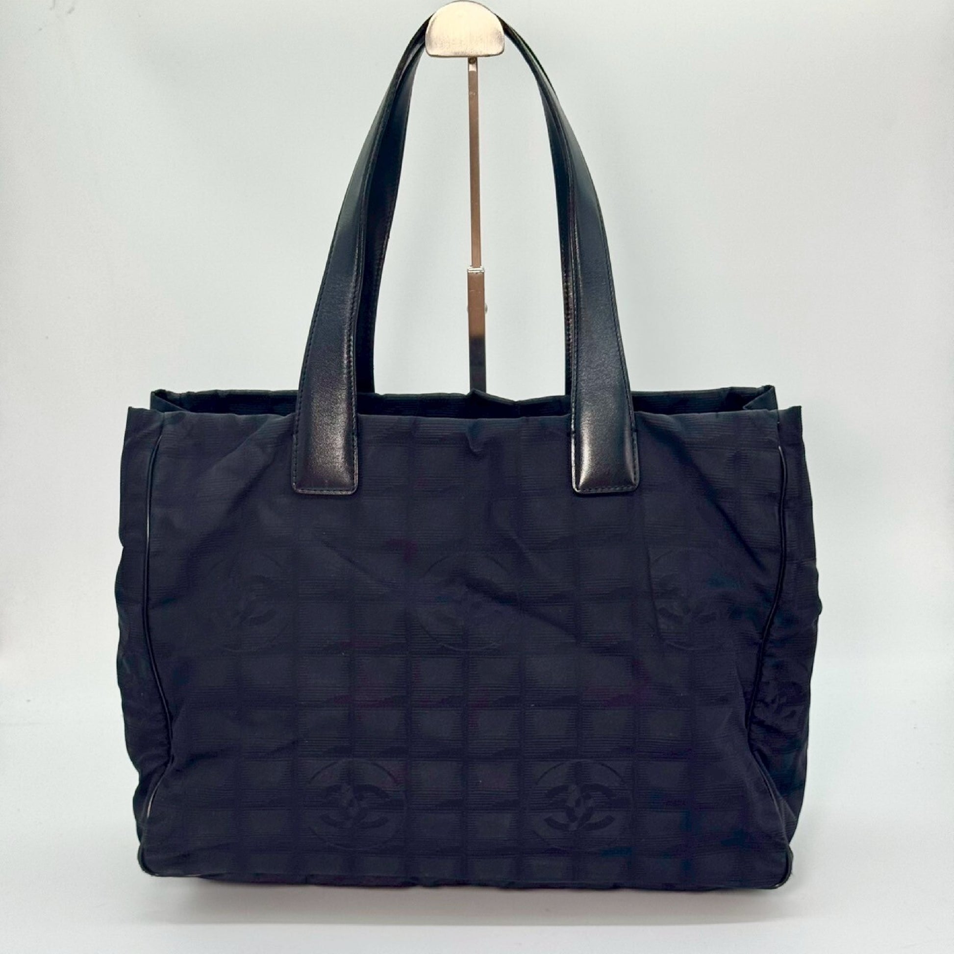 CHANEL New Travel Line Tote Bag Black 8793373 Tote Bag