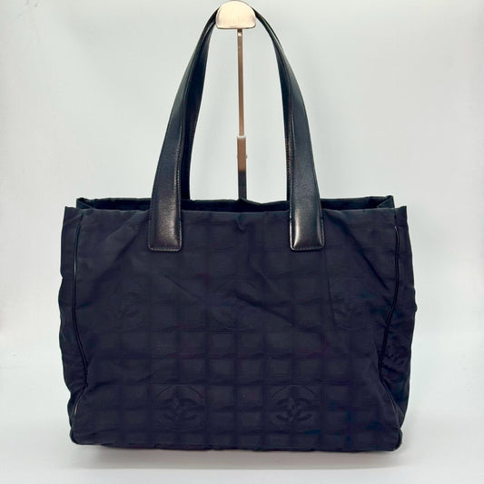 CHANEL New Travel Line Tote Bag Black 8793373 Tote Bag