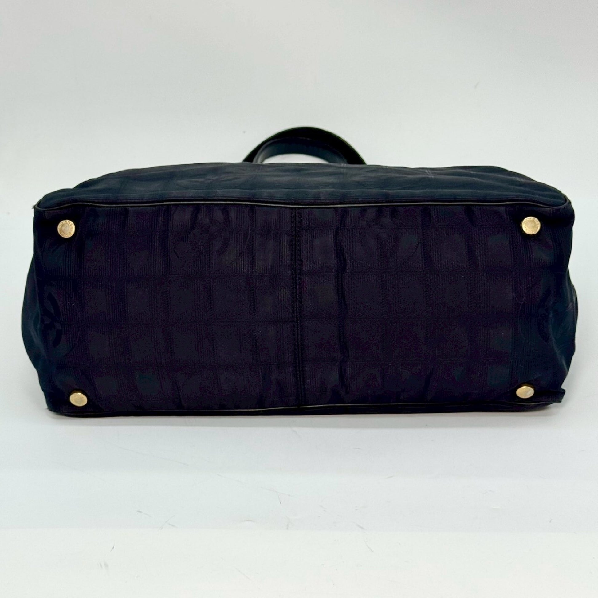 CHANEL New Travel Line Tote Bag Black 8793373 Tote Bag
