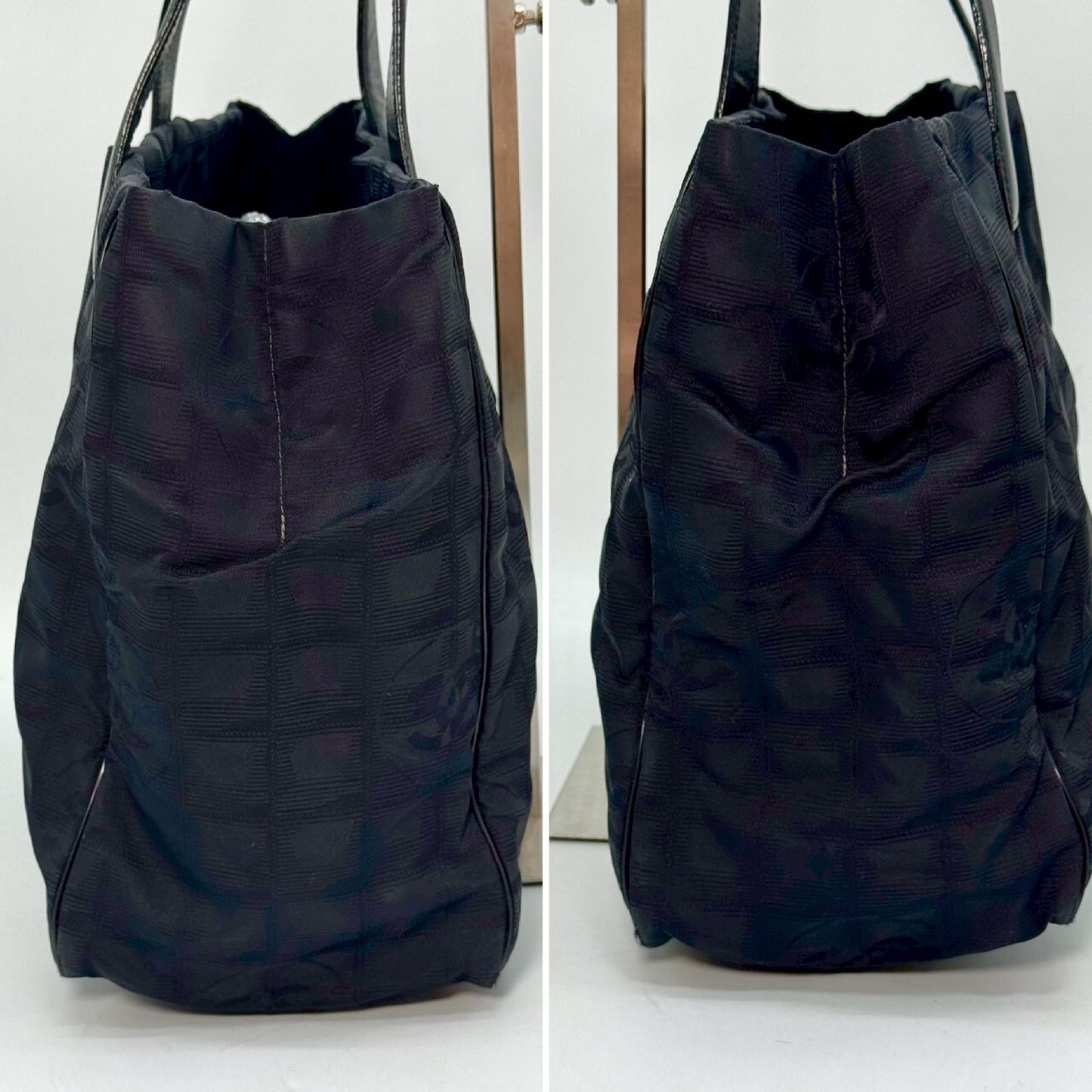 CHANEL New Travel Line Tote Bag Black 8793373 Tote Bag