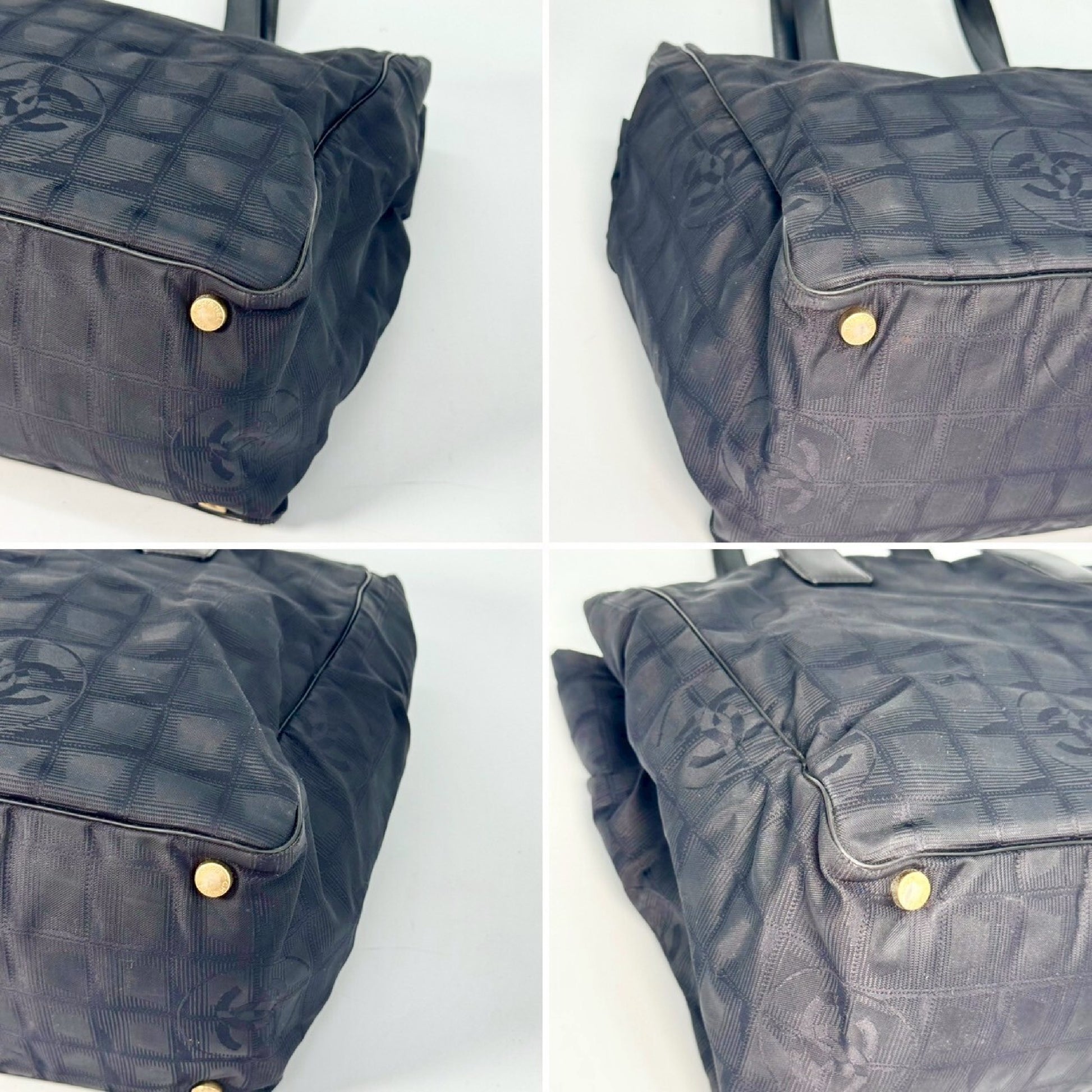 CHANEL New Travel Line Tote Bag Black 8793373 Tote Bag