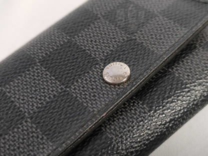 LOUIS VUITTON RFID verification failed CT0183 Damier Graphite LOUIS VUITTON Louis Vuitton Damier Key Case Key Case/Key Holder