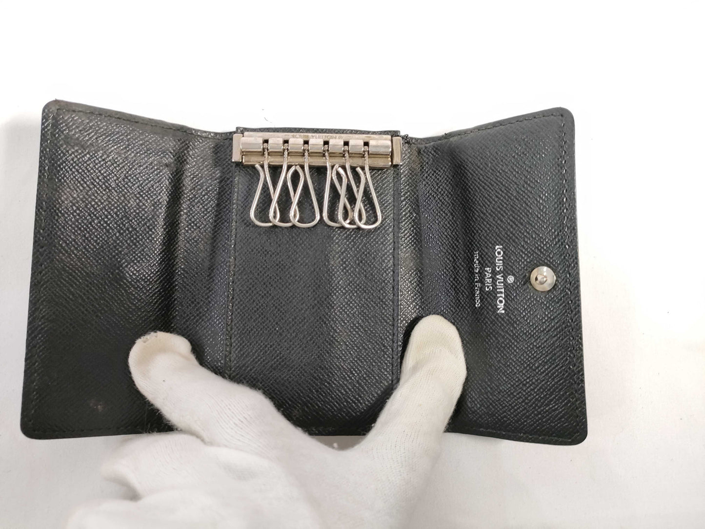 LOUIS VUITTON RFID verification failed CT0183 Damier Graphite LOUIS VUITTON Louis Vuitton Damier Key Case Key Case/Key Holder