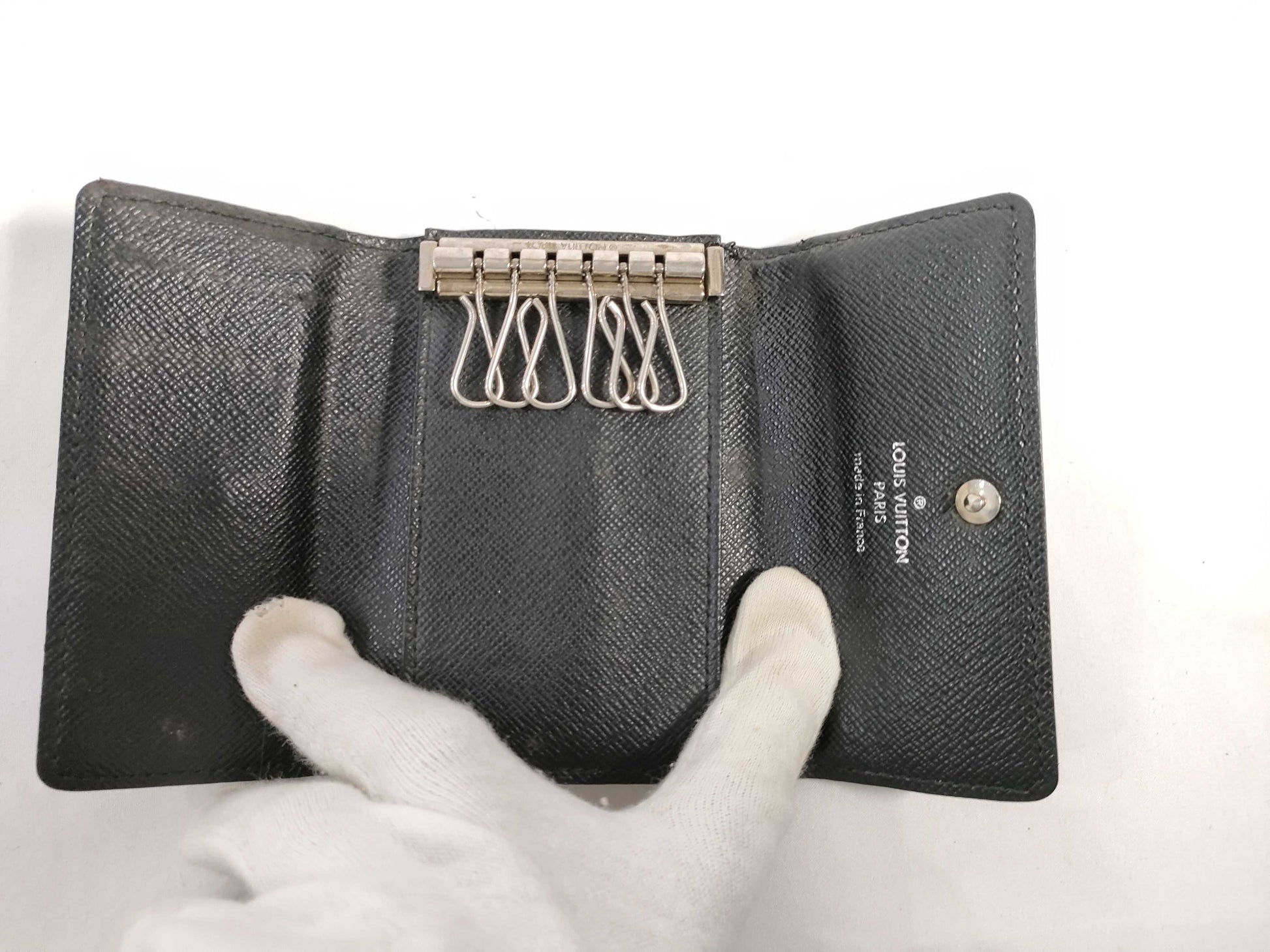 LOUIS VUITTON RFID verification failed CT0183 Damier Graphite LOUIS VUITTON Louis Vuitton Damier Key Case Key Case/Key Holder