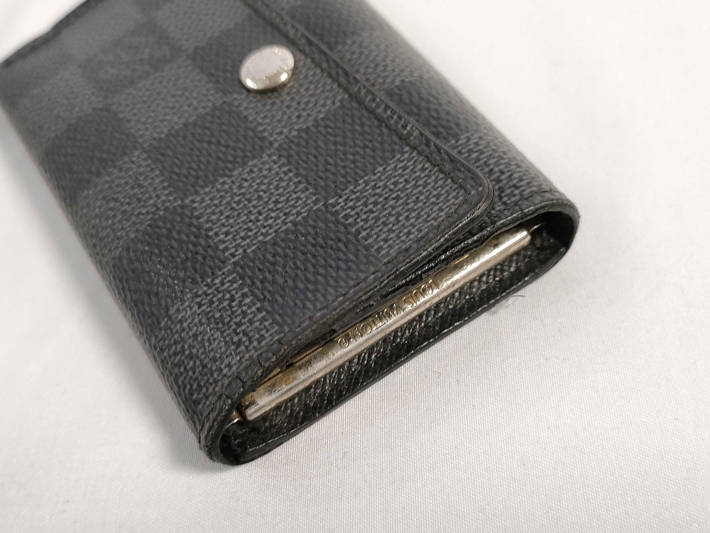 LOUIS VUITTON RFID verification failed CT0183 Damier Graphite LOUIS VUITTON Louis Vuitton Damier Key Case Key Case/Key Holder