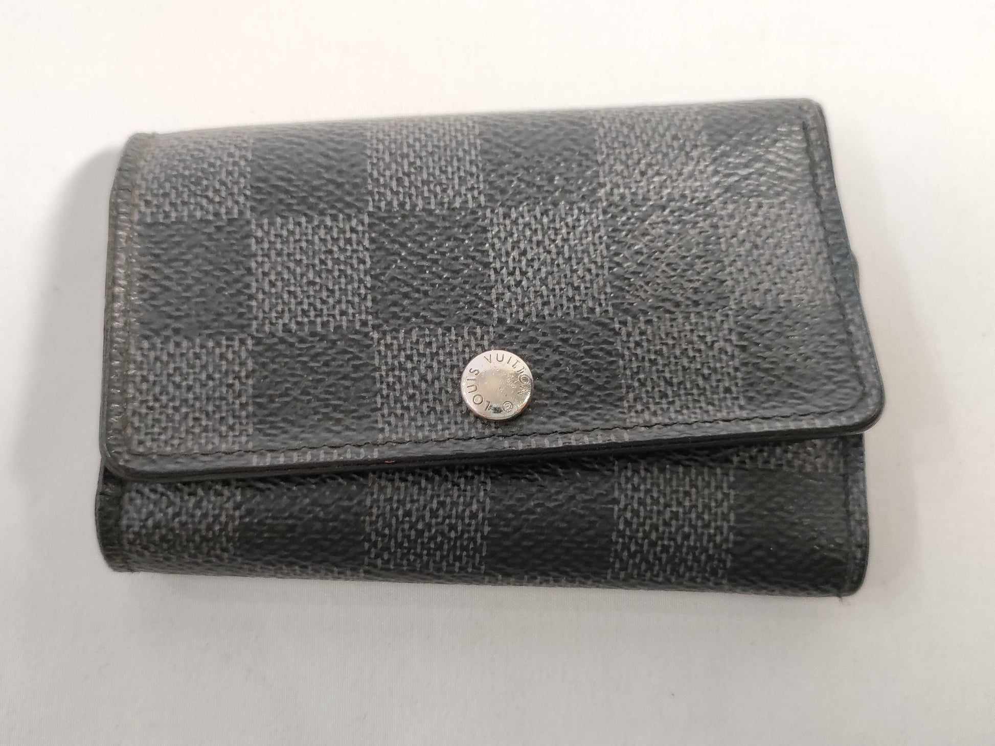 LOUIS VUITTON RFID verification failed CT0183 Damier Graphite LOUIS VUITTON Louis Vuitton Damier Key Case Key Case/Key Holder