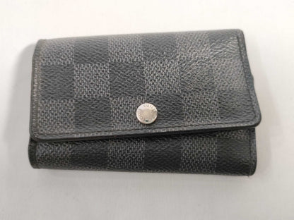 LOUIS VUITTON RFID verification failed CT0183 Damier Graphite LOUIS VUITTON Louis Vuitton Damier Key Case Key Case/Key Holder