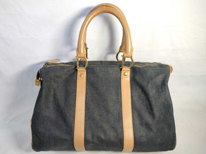 Dior Christian Dior Dior Denim Mini Boston Bag Handbag