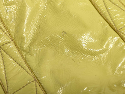 Miu Miu Miu Miu Enamel 2-Way Bag Light Green Handbag