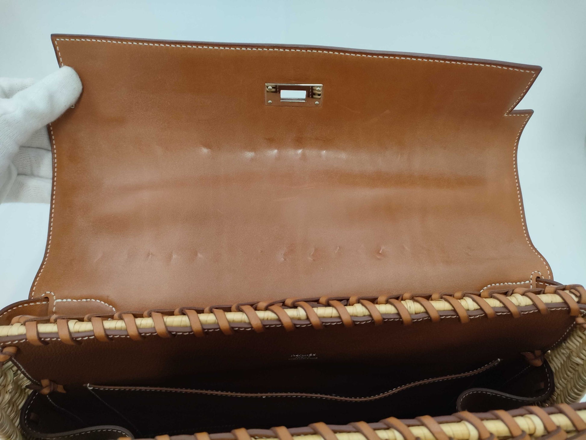 HERMES Kelly Picnic 35 O stamp 2011 handbag