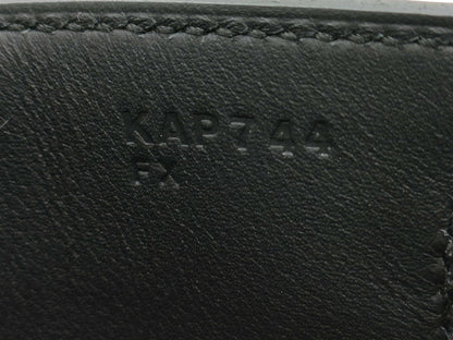 HERMES Kelly Jump K engraved 2025 Swift black with silver hardware backpack