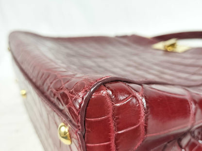 FENDI Peekaboo 2-Way Bag Crocodile Handbag