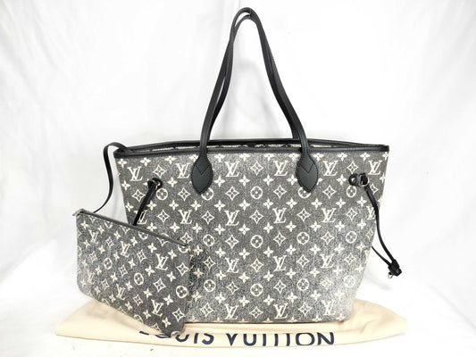 LOUIS VUITTON RFID Unverifiable Serial Number Unverifiable M21465 Jacquard Neverfull MM Tote Bag