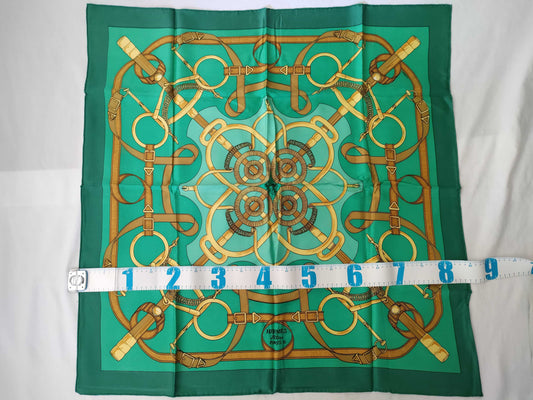 HERMES Carre Hermes Carre 90 Golden Spur Other Accessories