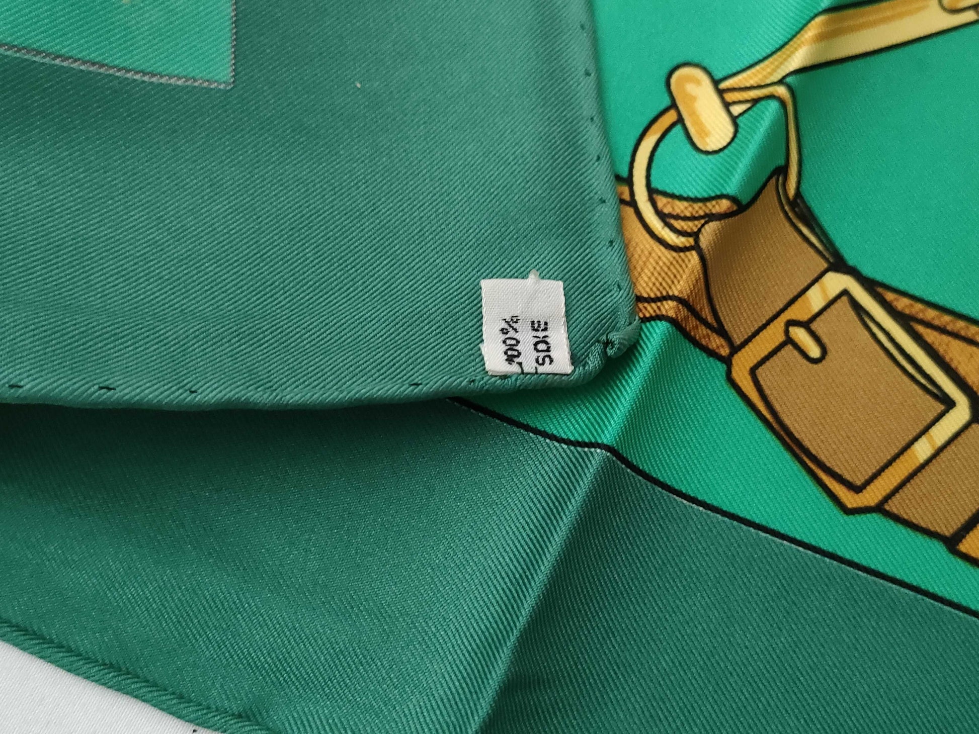 HERMES Carre Hermes Carre 90 Golden Spur Other Accessories