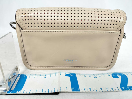 COACH Coach Turnlock Leather Shoulder Bag