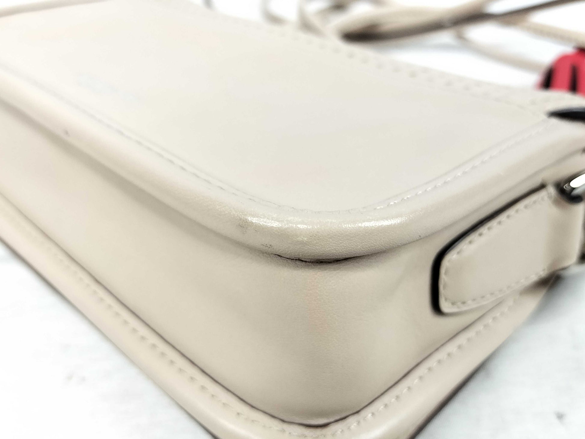 COACH Coach Turnlock Leather Shoulder Bag