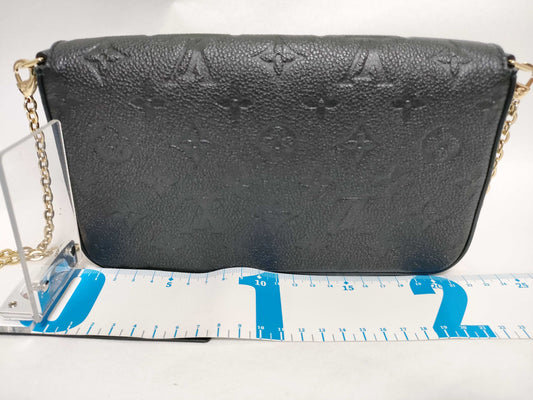 LOUIS VUITTON RFID Verified, Serial Unconfirmed, Monogram Empreinte Pochette Felicie Shoulder Bag M82477 RFID Shoulder Bag