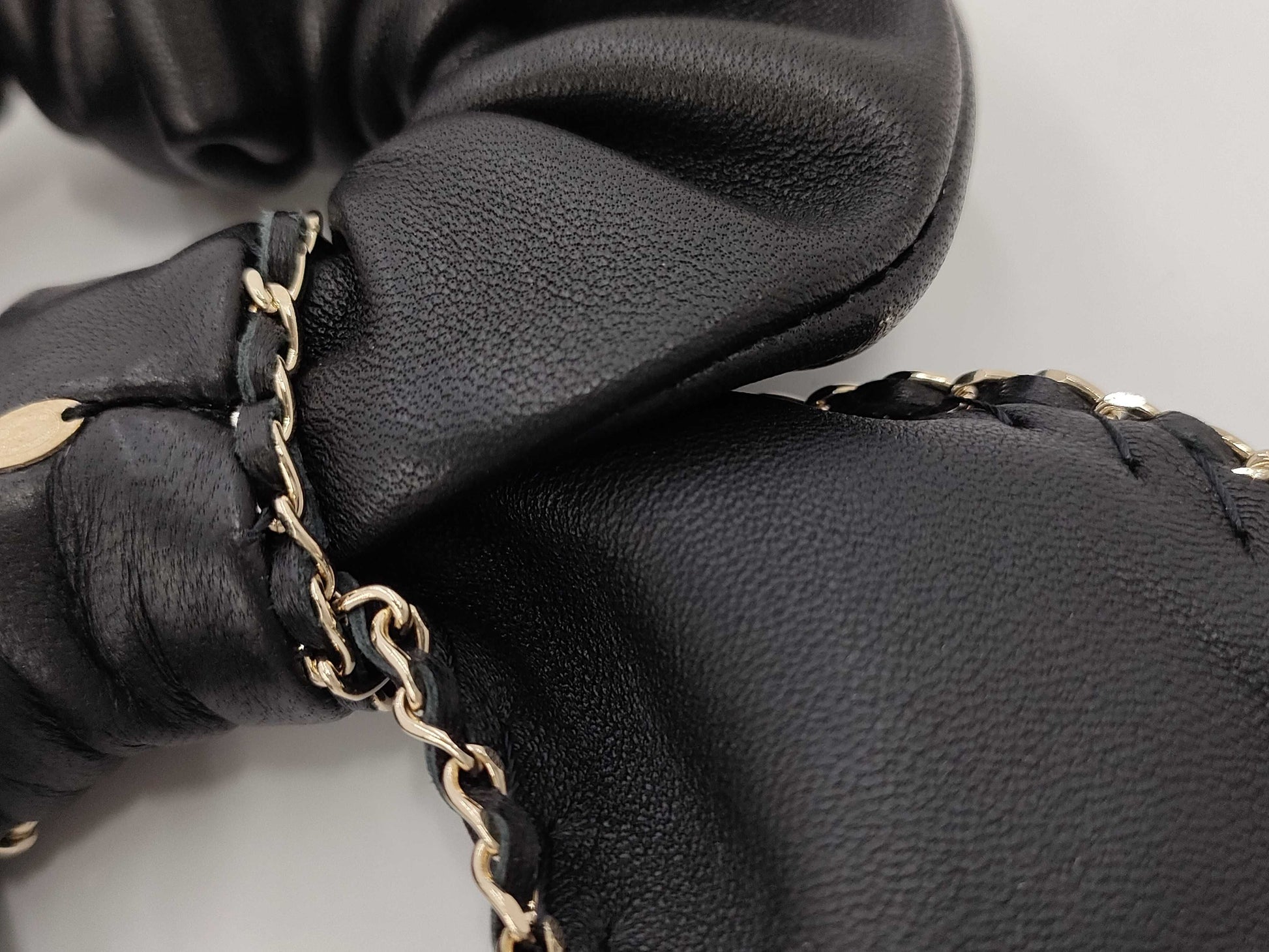 CHANEL Coco Mark Scrunchie Lambskin Other Accessories