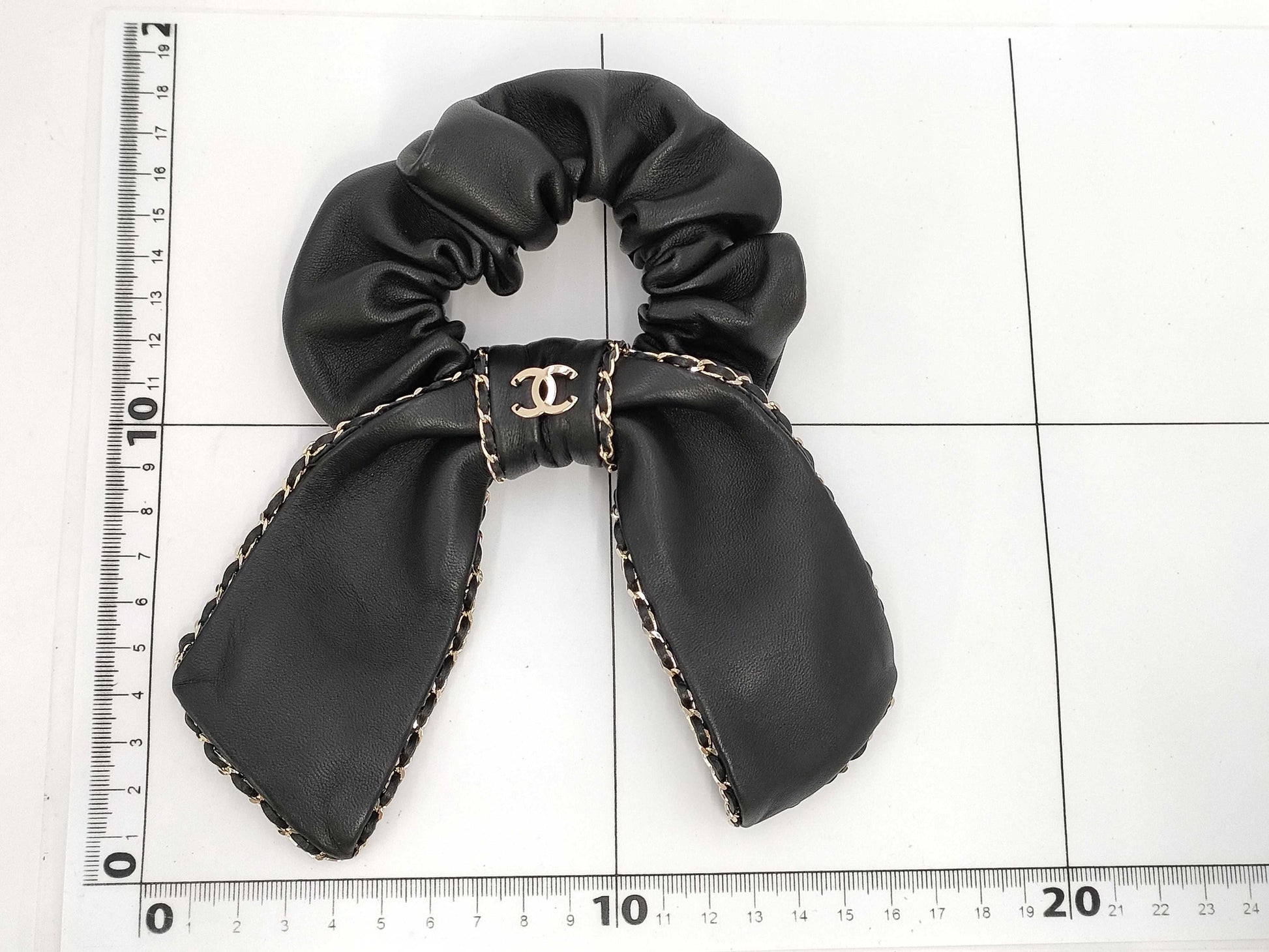 CHANEL Coco Mark Scrunchie Lambskin Other Accessories