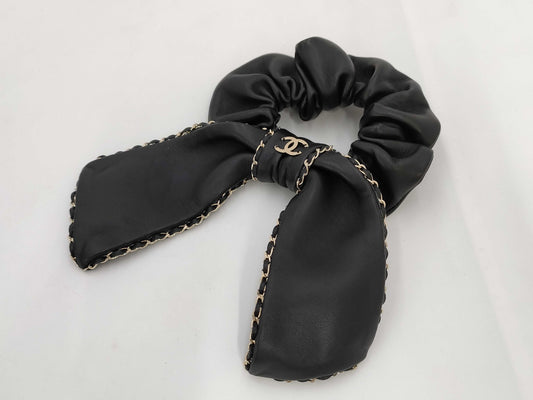 CHANEL Coco Mark Scrunchie Lambskin Other Accessories