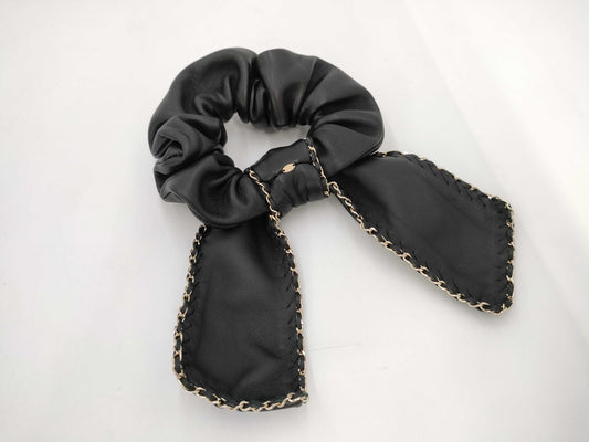 CHANEL Coco Mark Scrunchie Lambskin Other Accessories