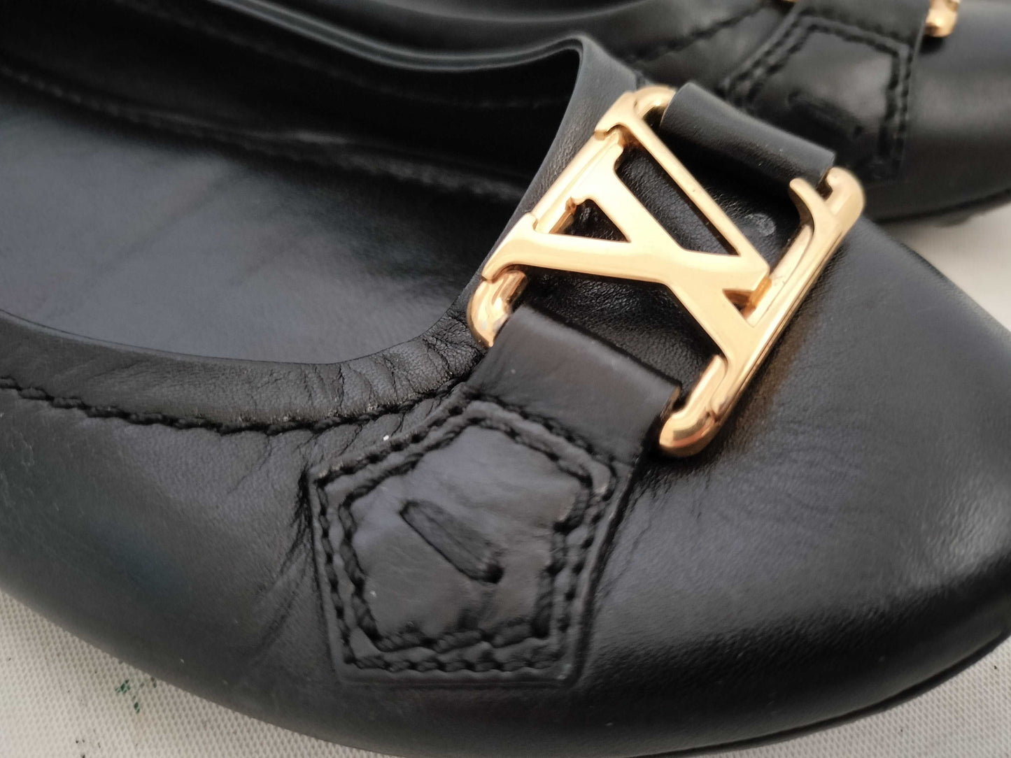 LOUIS VUITTON FA0190 Louis Vuitton Women's Shoes Size 35.5 Black with Dust Bag Other Shoes