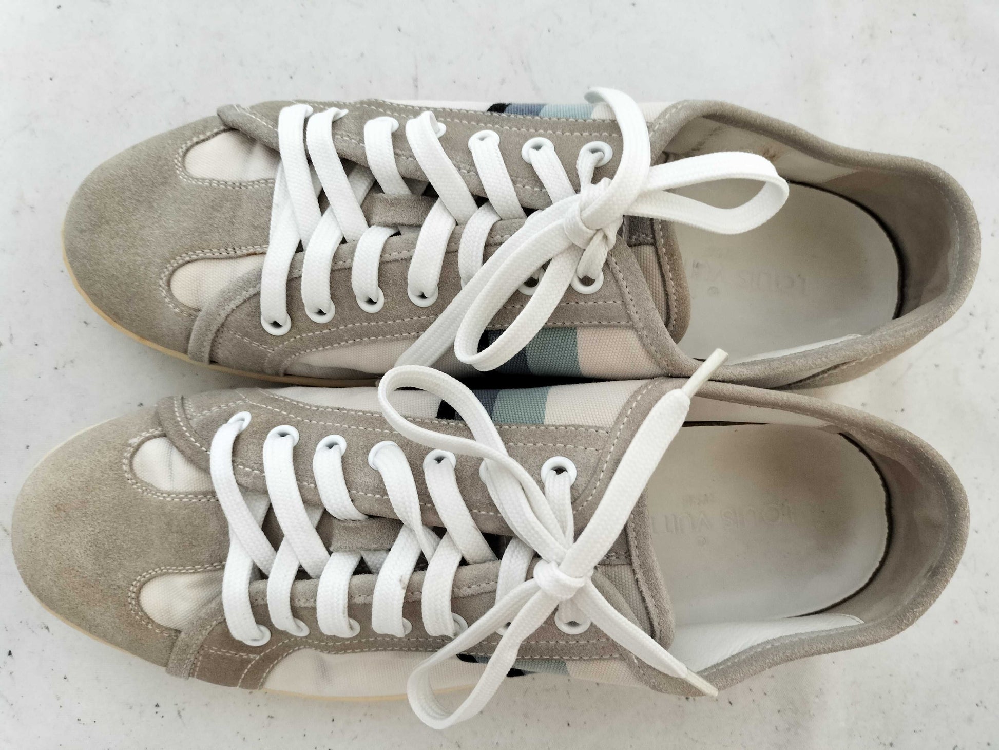 LOUIS VUITTON MS0180 Louis Vuitton Men's Shoes Sneakers Size 6/39 White