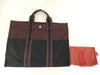 HERMES HERMES Foule Tote Bicolor Pouch Set Bag
