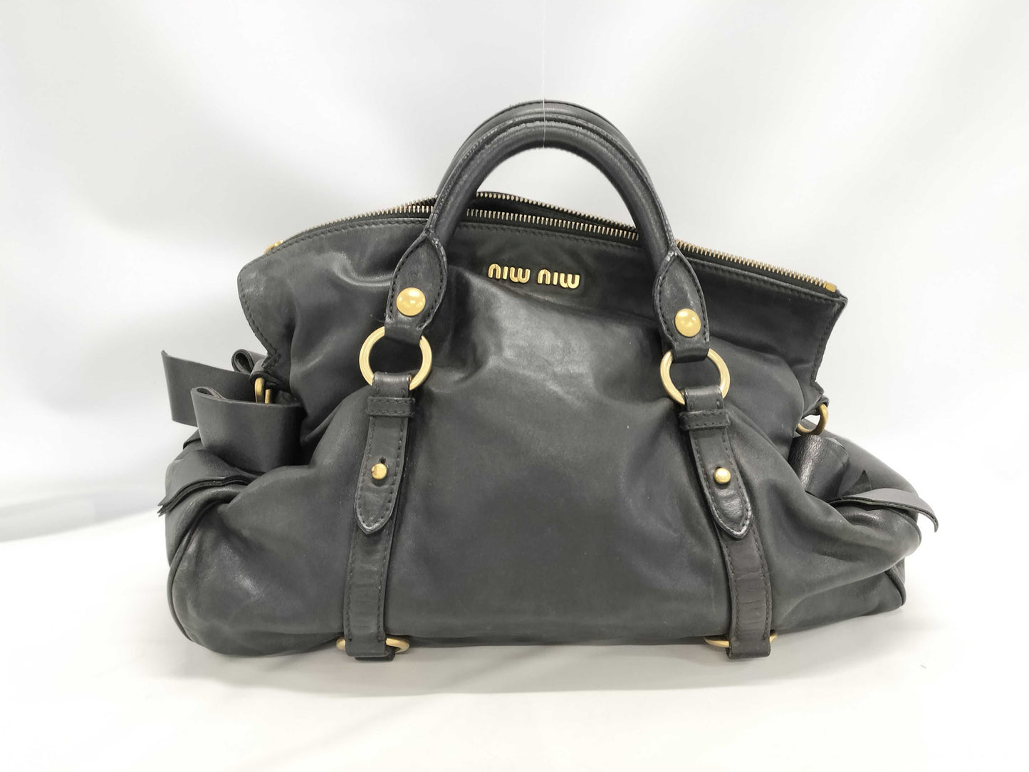 Miu Miu Black Leather Handbag