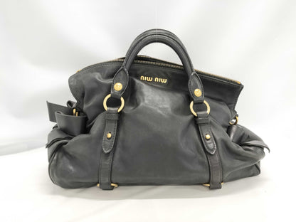 Miu Miu Black Leather Handbag