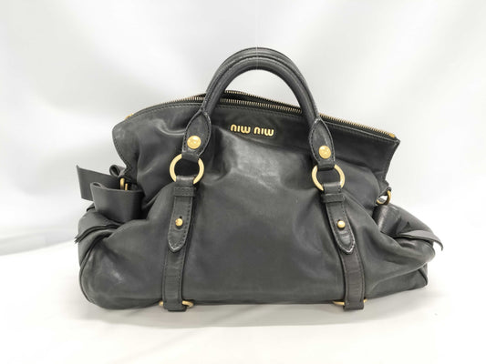 Miu Miu Black Leather Handbag