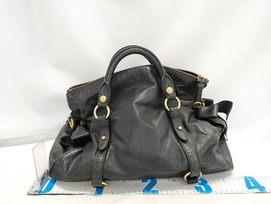 Miu Miu Black Leather Handbag