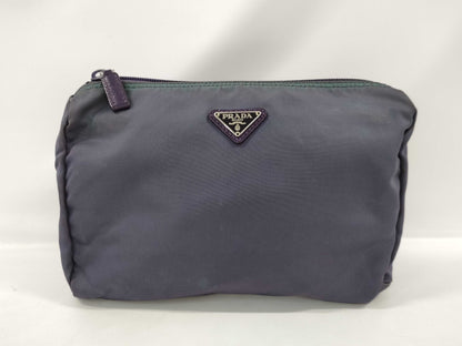 PRADA PRADA Navy Nylon Pouch Pouch
