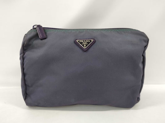 PRADA PRADA Navy Nylon Pouch Pouch