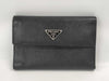 PRADA Prada Tri-fold Wallet Black Wallet
