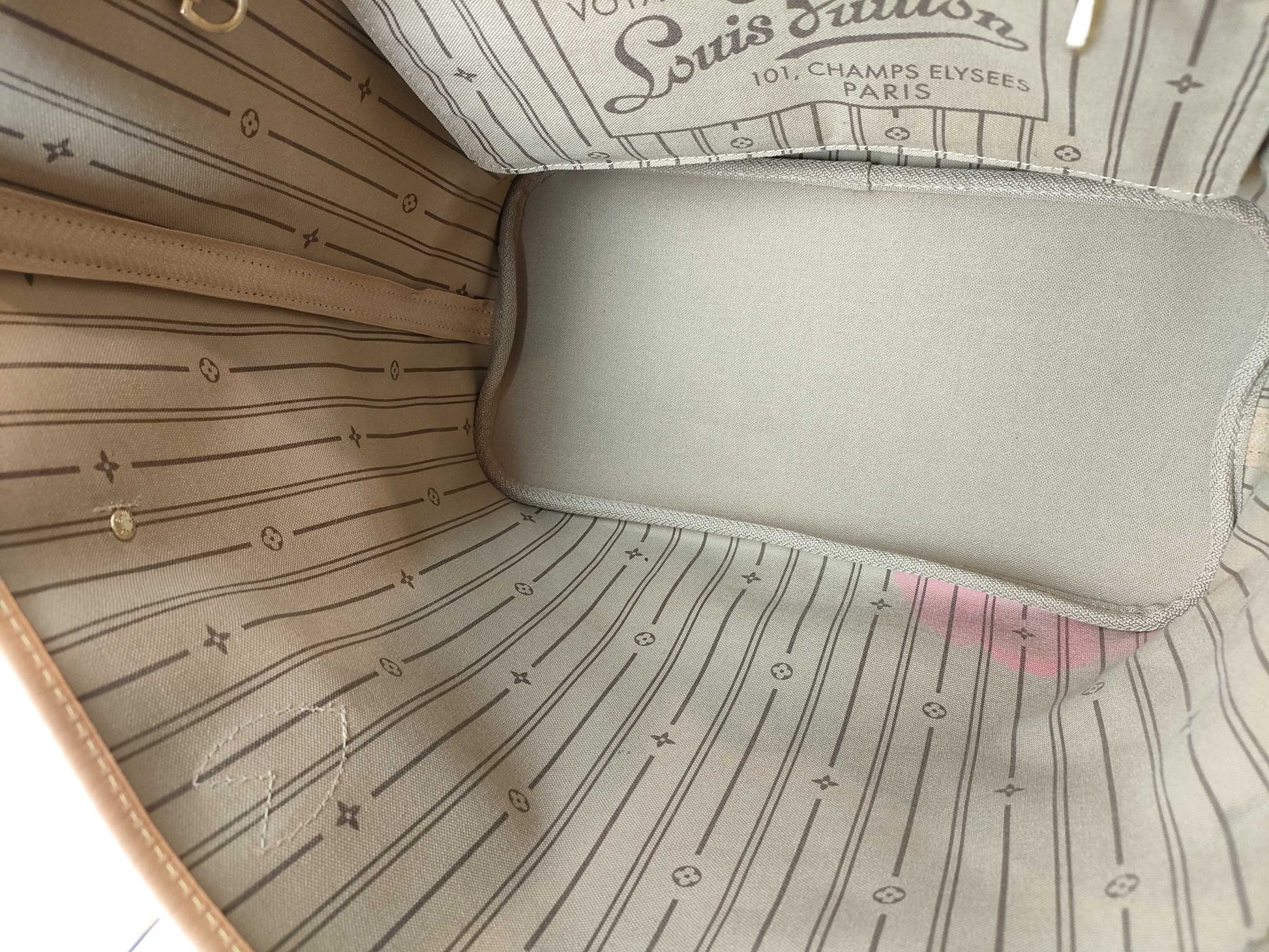 LOUIS VUITTON RFID verification failed SD2057 Monogram Louis Vuitton Neverfull Monogram Tote Bag