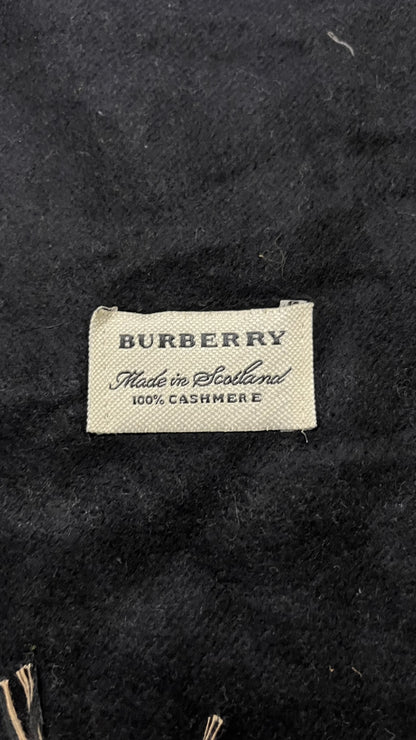 BURBERRY [Rare] Nova Check Cashmere Scarf