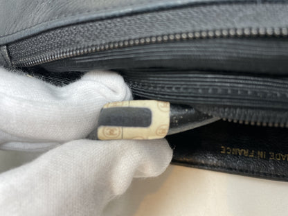 CHANEL Mini Matelasse Shoulder Bag, Lambskin, Two-Tone, with Seal
