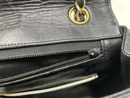 CHANEL Mini Matelasse Shoulder Bag, Lambskin, Two-Tone, with Seal