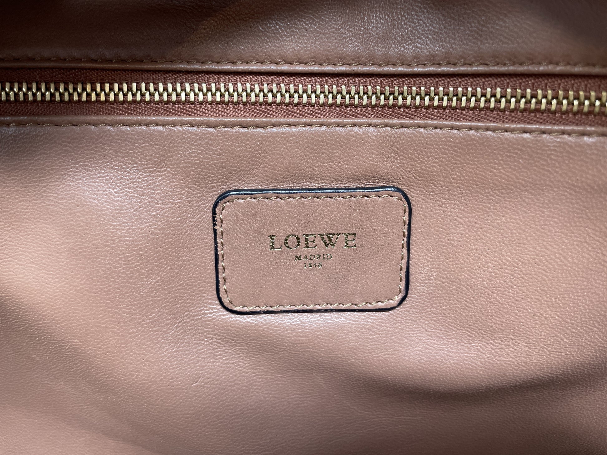 LOEWE Amazona Anagram Two-Tone Handbag