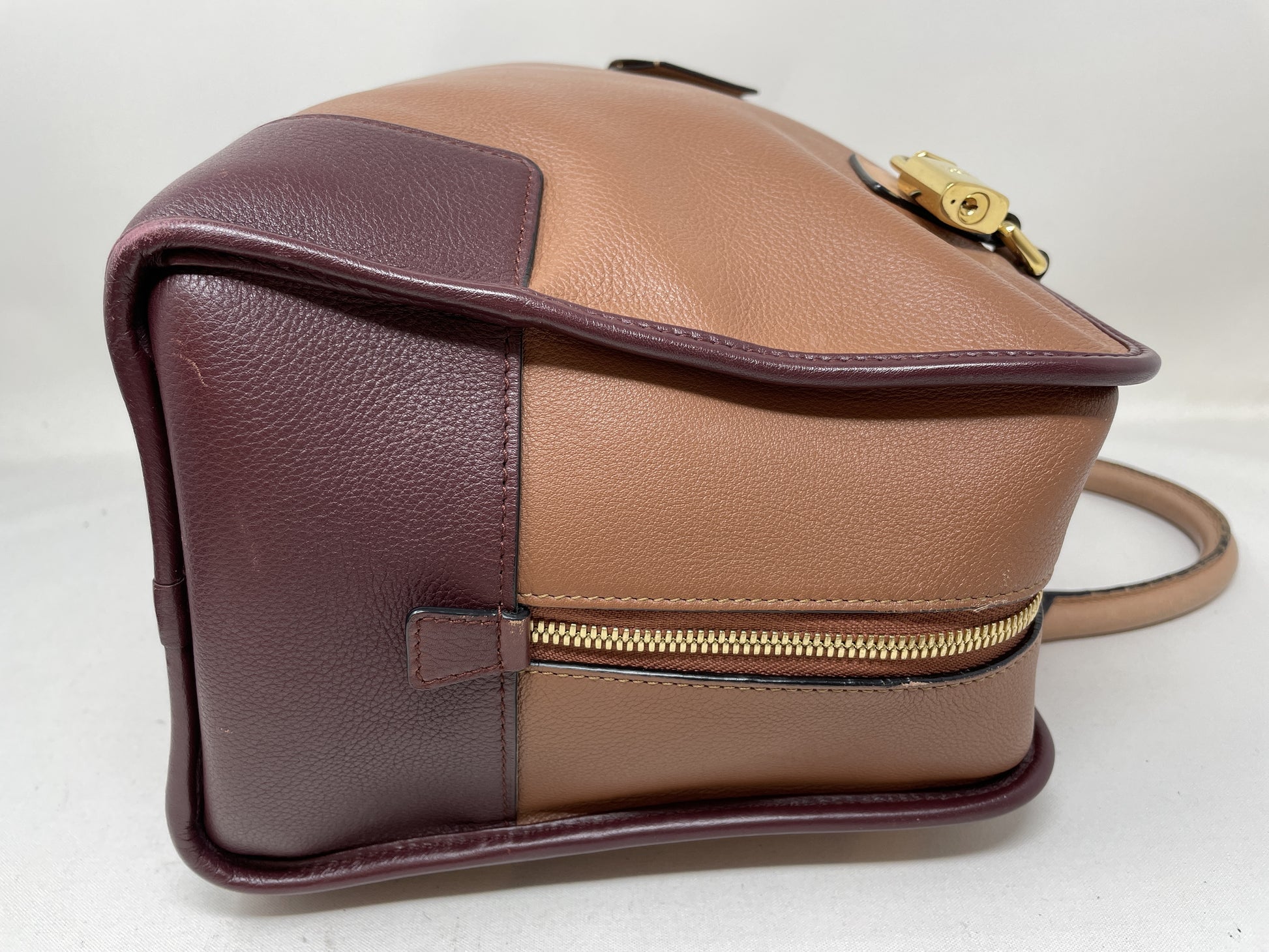 LOEWE Amazona Anagram Two-Tone Handbag