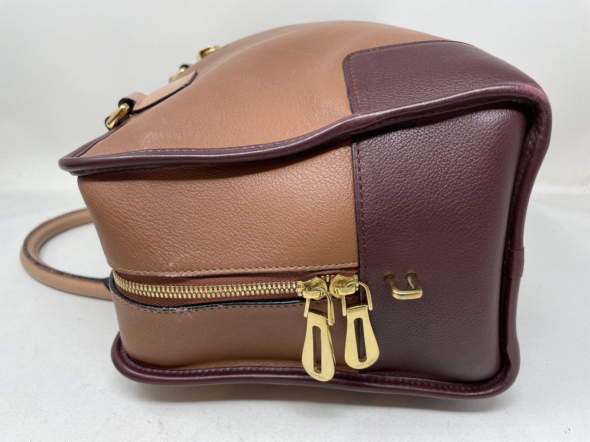 LOEWE Amazona Anagram Two-Tone Handbag