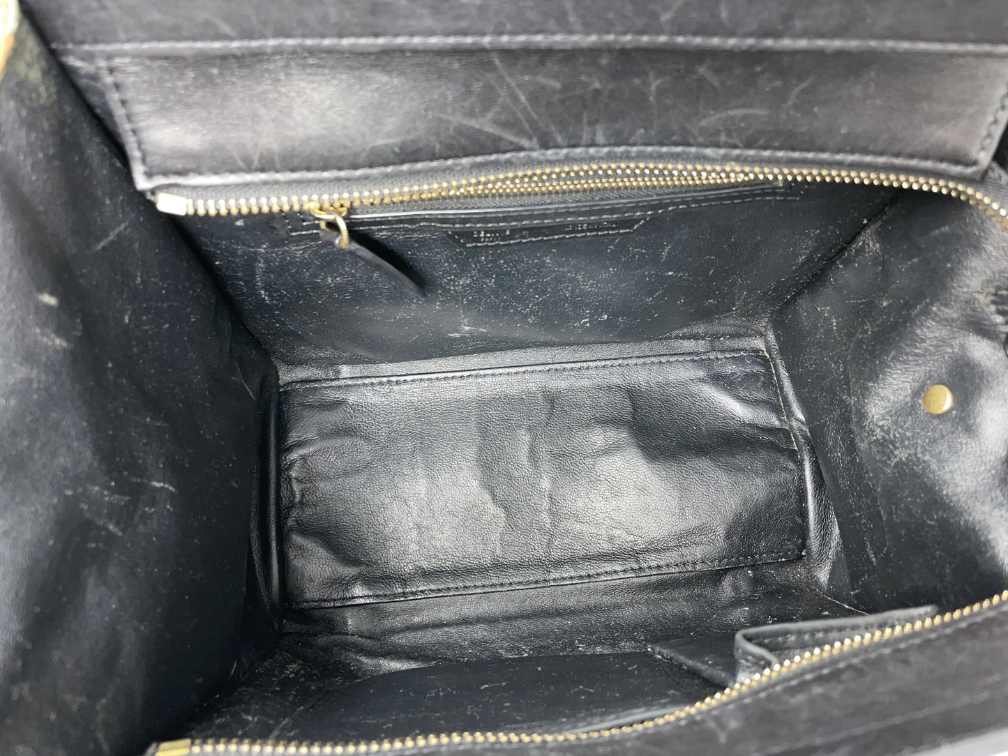 CELINE Micro Shopper Luggage Handbag