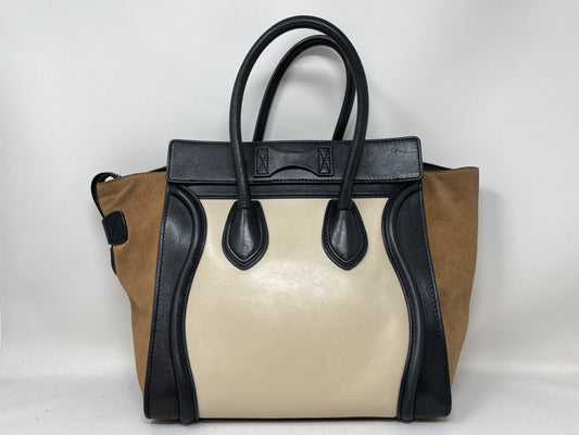 CELINE Micro Shopper Luggage Handbag