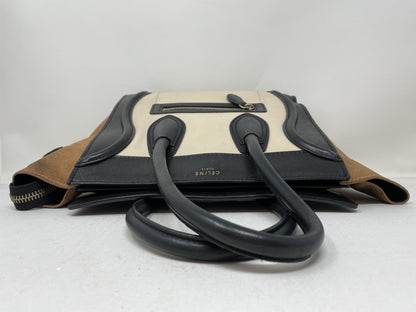 CELINE Micro Shopper Luggage Handbag