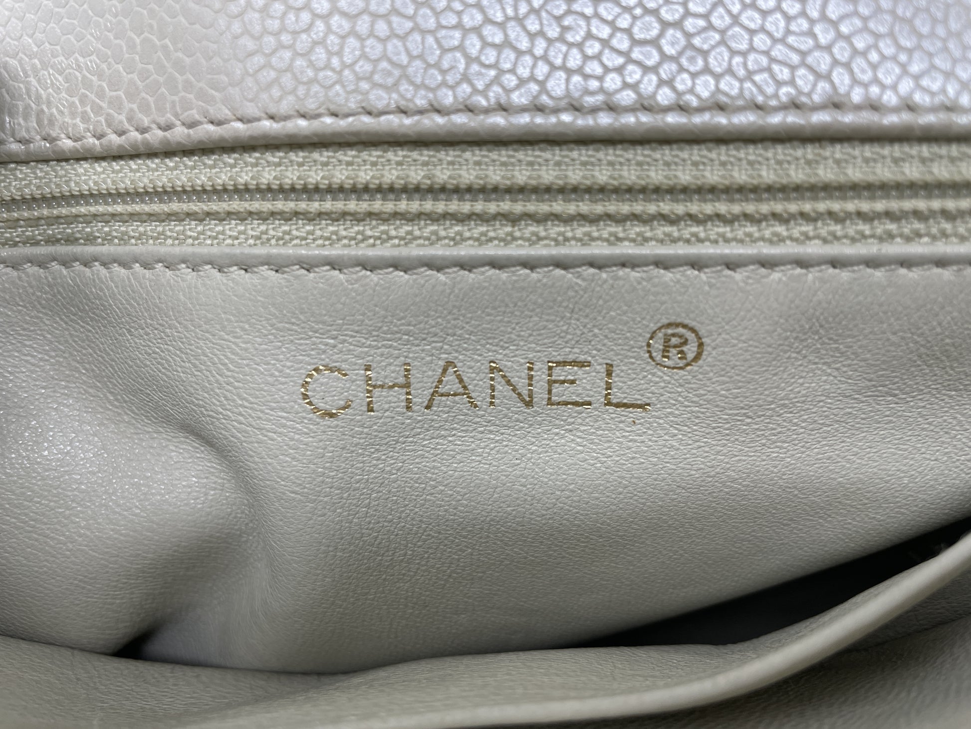CHANEL Metallic Turn Lock Shoulder Bag with Seal